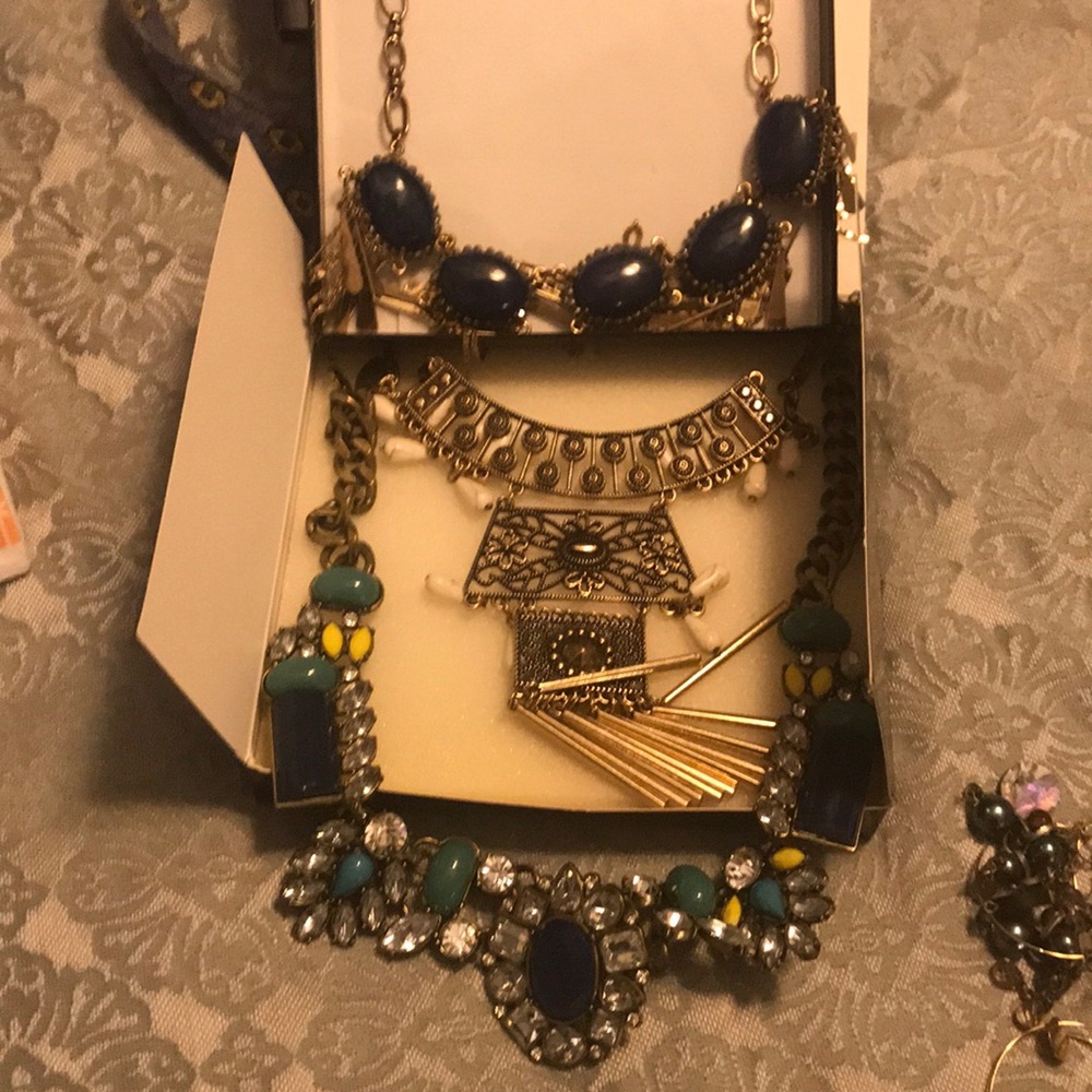 Three chunky Avon necklaces
